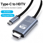 USB C to HDTV Cable for Home Office 6.6FT 4K@60Hz