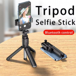 Bluetooth Wireless Selfie Stick Mini Tripod Extendable Monopod Remote Shutter