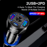 Olaf Dual USB C Car Charger Fast Charging USB PD QC3.0 Type C Fast Charger